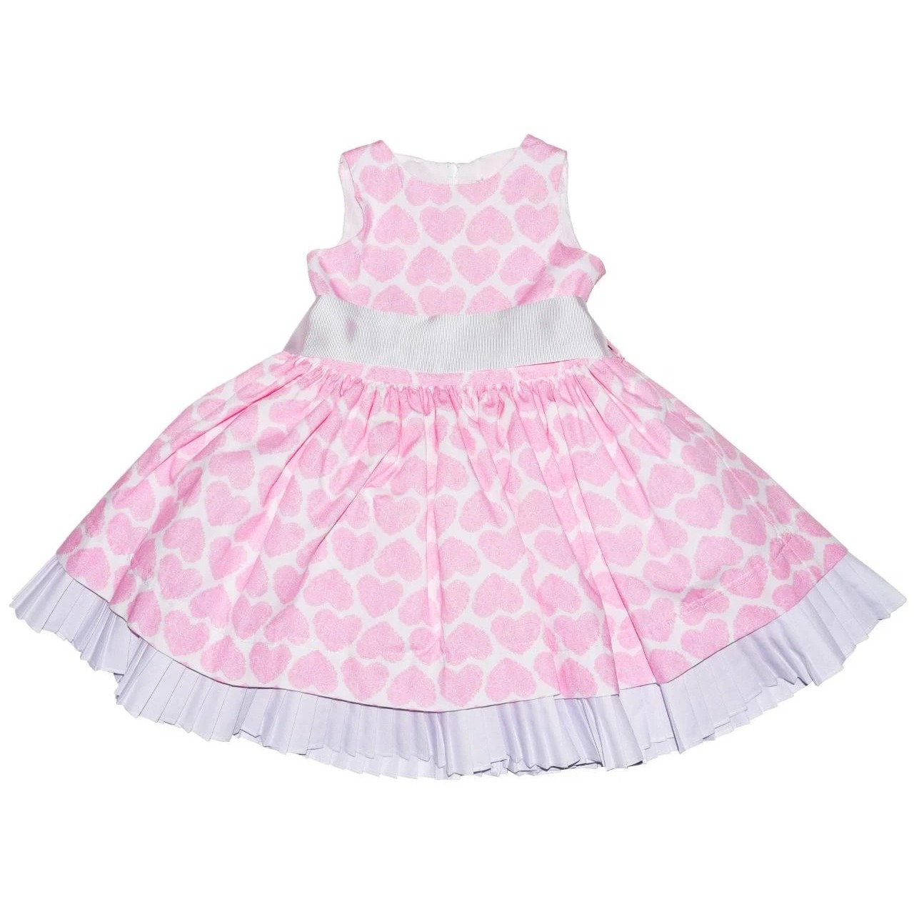 Mademoiselle Charlotte Couture Size 2 Toddler Girl's Heart Summer Pink Dress — image 5 of 7